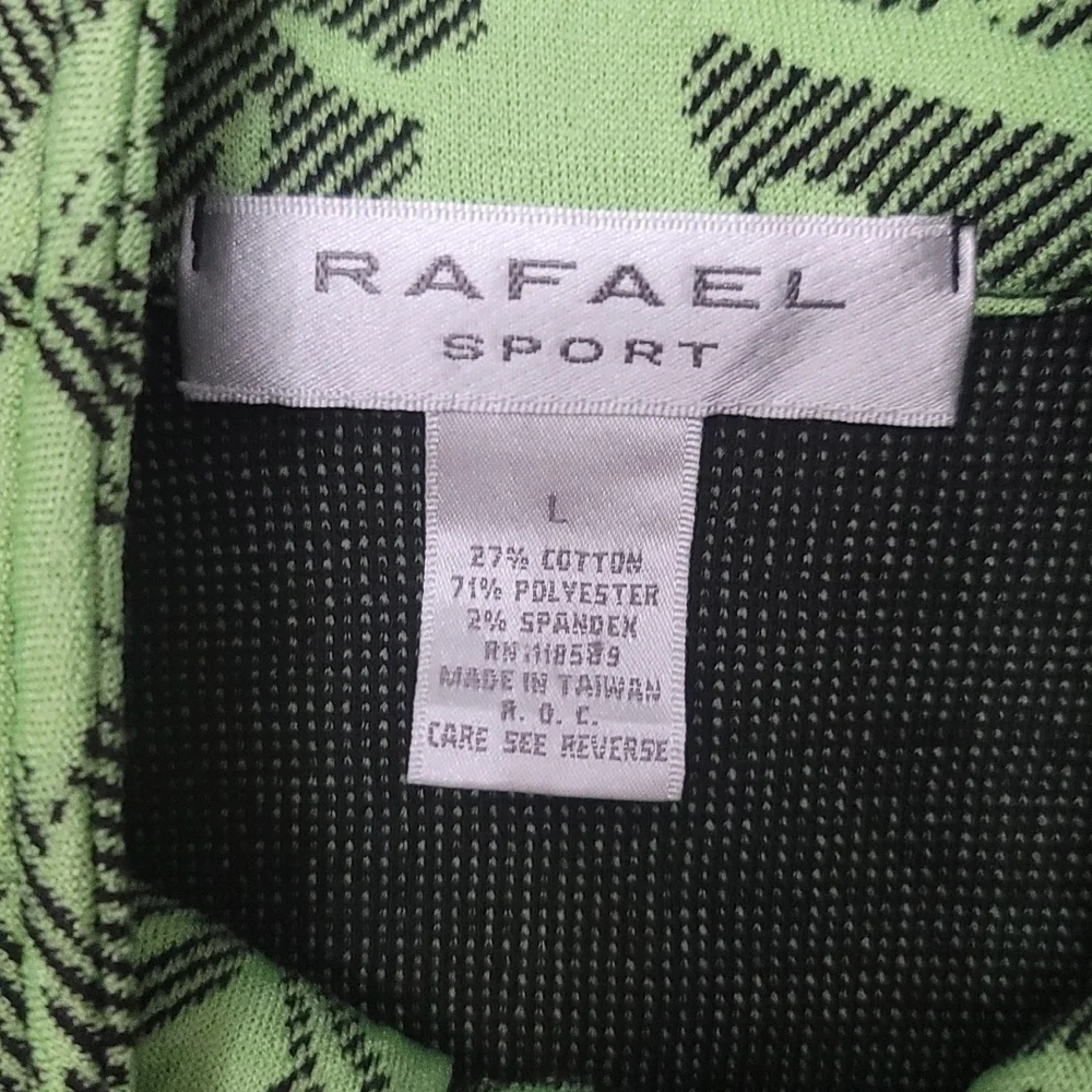 WOMEN'S Rafael sport jacket. Size large. Lime green and black. - Picture 3 of 4
